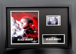 Black Widow S2 35mm Framed Film Cell Display - Cast Signed