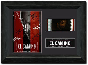 El Camino S1 Cast Signed 35mm Framed Film Cell Display