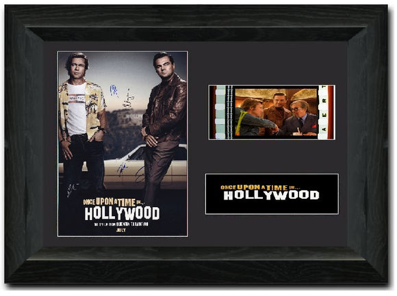 Once Upon A Time In Hollywood S1 35mm Framed Film Cell Display Signed