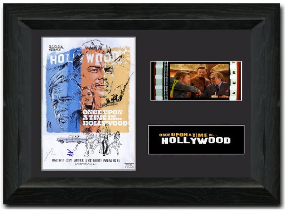 Once Upon A Time In Hollywood S2 35mm Framed Film Cell Display Signed