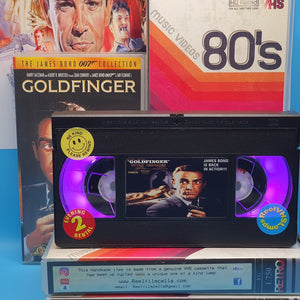 Goldfinger Retro VHS Lamp