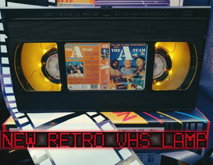 THE A TEAM (TV Series) Retro VHS Lamp