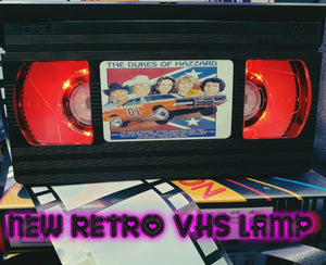 Dukes of Hazard Retro VHS Lamp