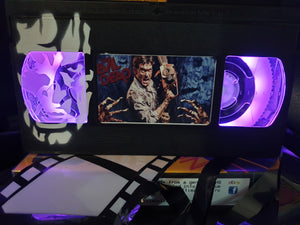 ASH the Evil Dead Retro VHS Lamp  With Art Work