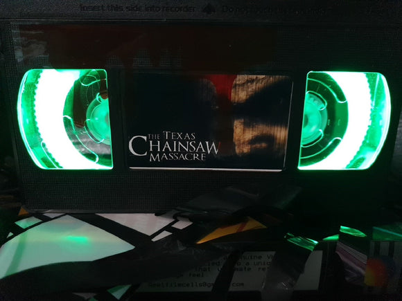 Texas Chainsaw Massacre 2003 Retro VHS Lamp