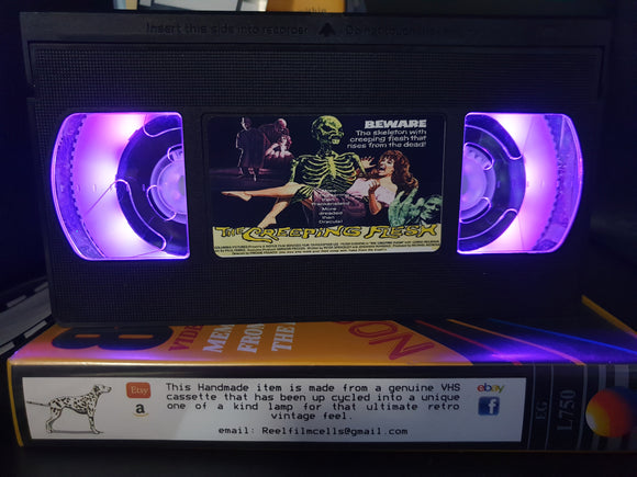 The Creeping Flesh Retro VHS Lamp