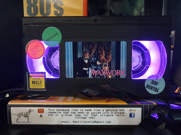 WaxWork  Horror Retro VHS Lamp