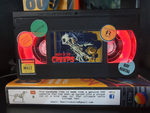 Night of the Creeps Retro VHS Lamp