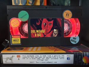 Eyes Without a Face Retro VHS Lamp