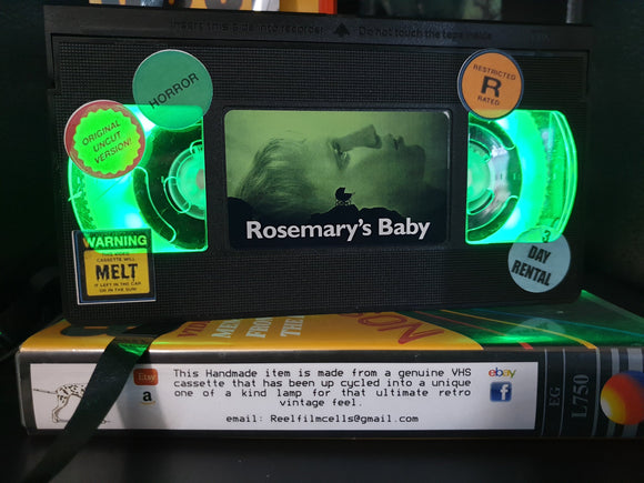 Rosemary's Baby Retro VHS Lamp