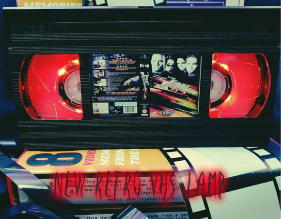 The Fast and the Furious Retro VHS Lamp