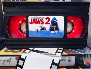 Jaws 2 Retro VHS Lamp