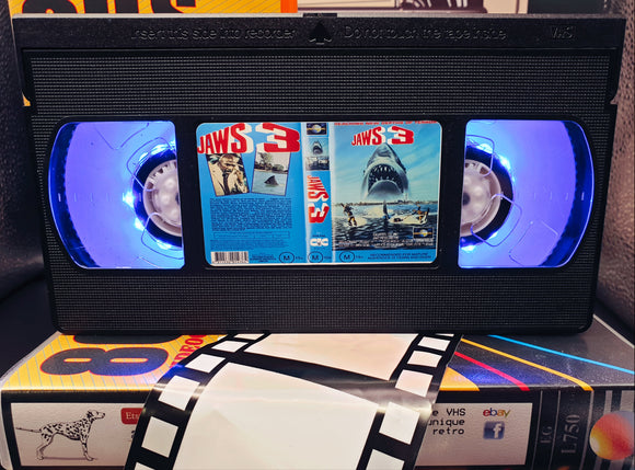Jaws 3 Retro VHS Lamp