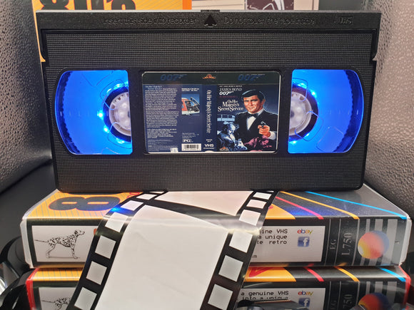On Her Majesty's Secret Service Retro VHS Lamp