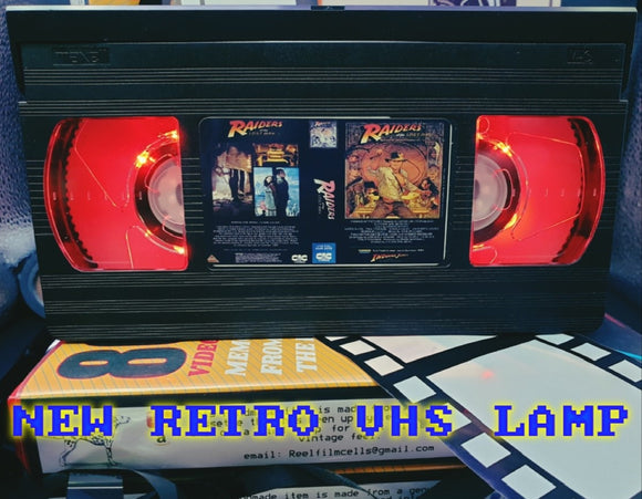 Raiders of the Lost Ark Retro VHS Lamp