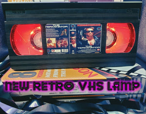 The Terminator Retro VHS Lamp