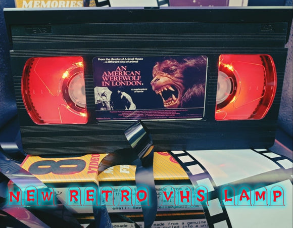 An American Werewolf in London Retro VHS Lamp