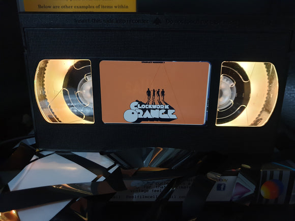 A Clockwork Orange Retro VHS Lamp