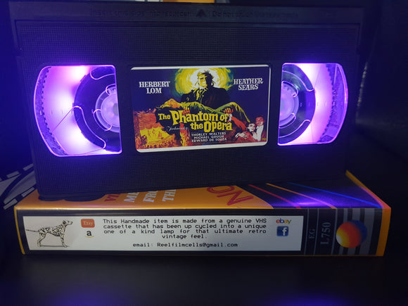 The Phantom of the Opera Retro VHS Lamp