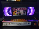 Frankenstein Must Be Destroyed Retro VHS Lamp