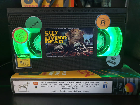 City of the Living Dead Retro VHS Lamp