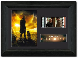 Start Trek - Picard 35mm Framed Film Cell Display Signed