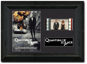 Quantum Of Solace 35mm Framed Film Cell Display Cast Signed