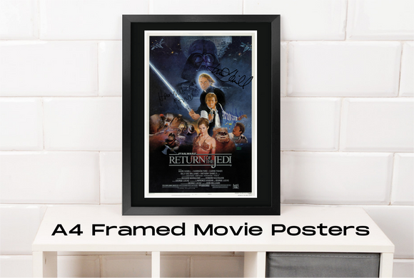 Return of the Jedi - Autographed A4 Movie Poster