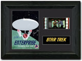 Star Trek 35mm Framed Film Cell Display Signed