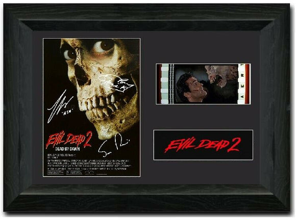 Evil Dead II 35mm Framed Film Cell Display Signed