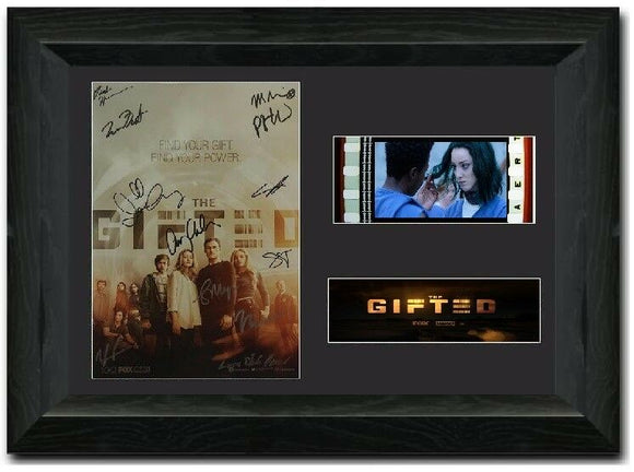 The Gifted 35mm Framed Film Cell Display Signed