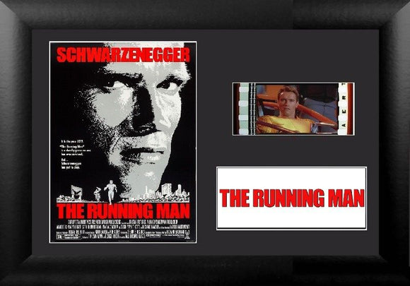 The Running Man 35mm Framed Film Cell Display
