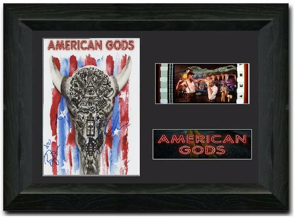American Gods 35mm Framed Film Cell Display Signed