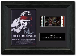 The Deer Hunter 35mm Framed Film Cell Display Signed