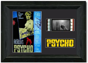 Psycho 35mm Framed Film Cell Display Signed
