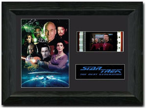 Star Trek Generations 35mm Framed Film Cell Display Cast Signed