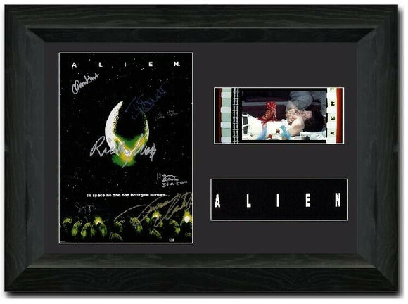 Alien  35mm Framed Film Cell Display Signed
