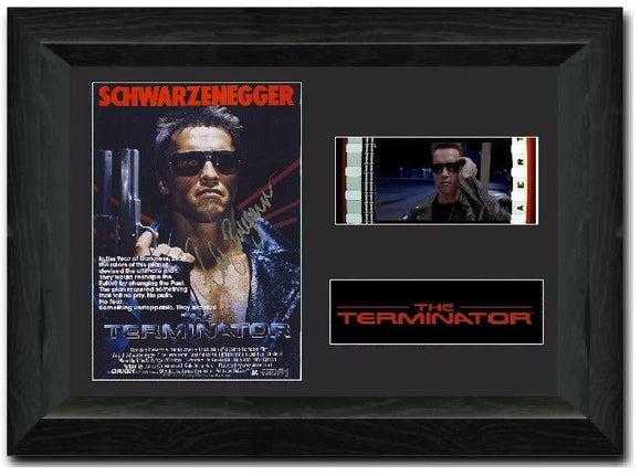 Terminator 35 mm 35mm Framed Film Cell Display