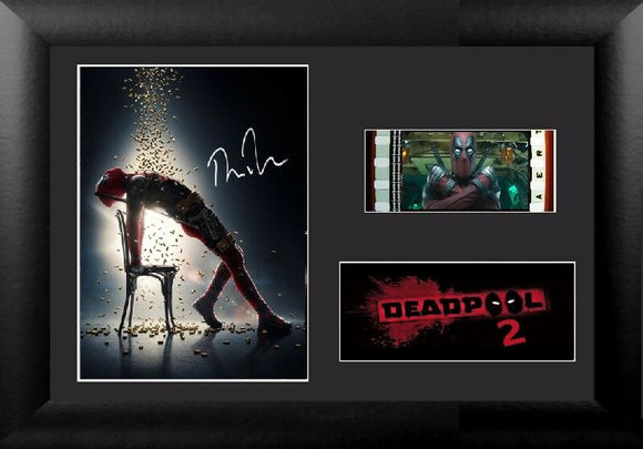 Deadpool 2 35mm Framed Film Cell Display Signed