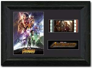 Avengers: Infinity War 35mm Framed Film Cell Display Cast Signed