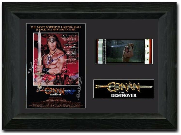 Conan the Destroyer35mm Framed Film Cell Display Singed