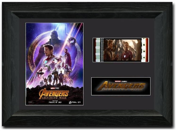 Avengers: Infinity War S2 35mm Framed Film Cell Display Cast Signed