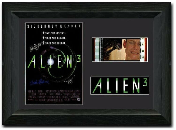 Alien 3 35mm Framed Film Cell Display Signed