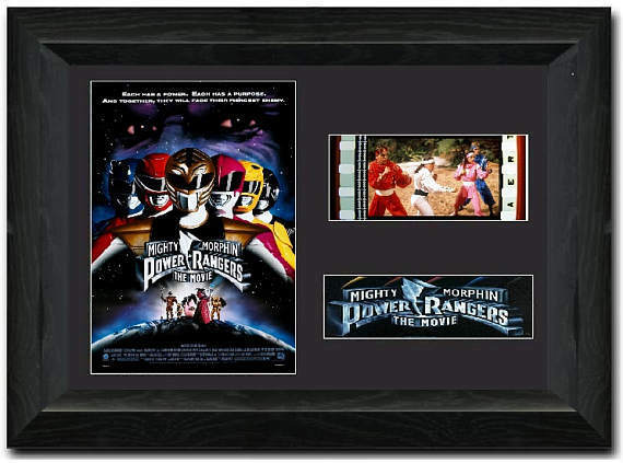 Mighty Morphin Power Rangers: The Movie 35mm Framed Film Cell Display