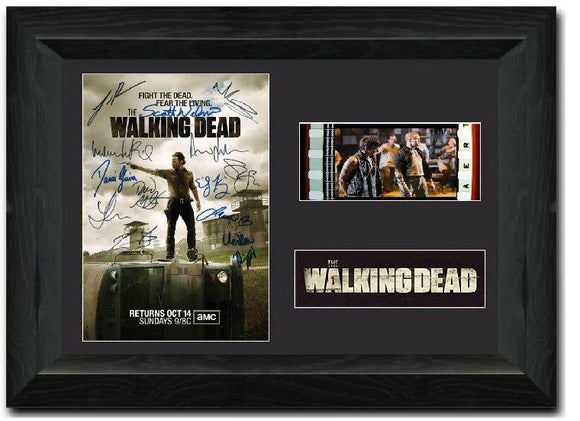 The Walking Dead S2 35mm Framed Film Cell Display