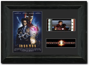 Iron Man Film 35mm Framed Film Cell Display Signed