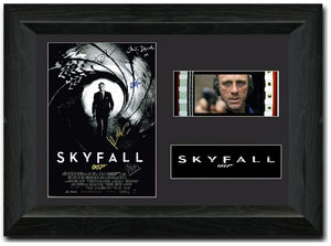 Skyfall 35mm Framed Film Cell Display Cast Signed