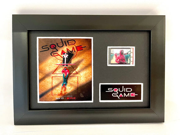 Squid Game S2 35mm Framed Film Cell Display